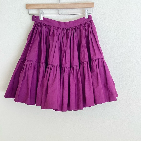 Juicy Couture Purple Mini Skirt SZ 2 - Picture 2 of 5